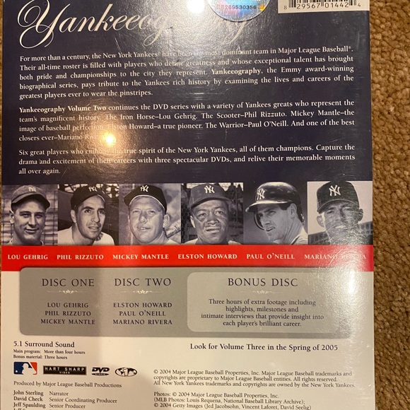 N.Y. Yankees DVD’s collection, 100 years of Yankees, yankeeography volume 1 & 2. - Picture 10 of 12